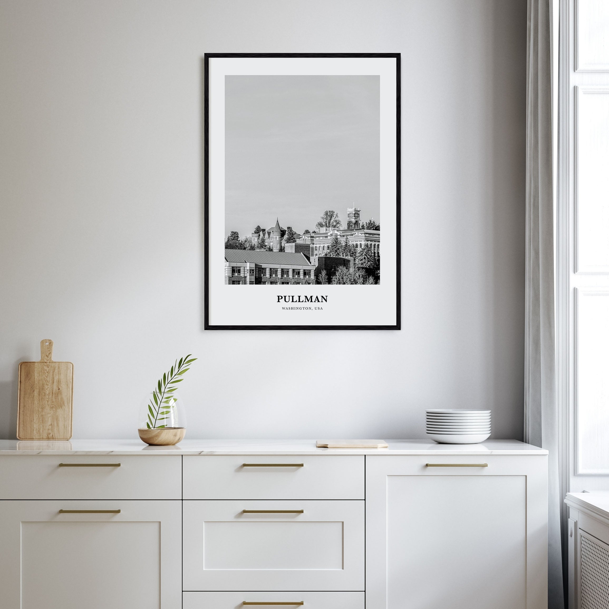 Pullman Portrait B&W Poster