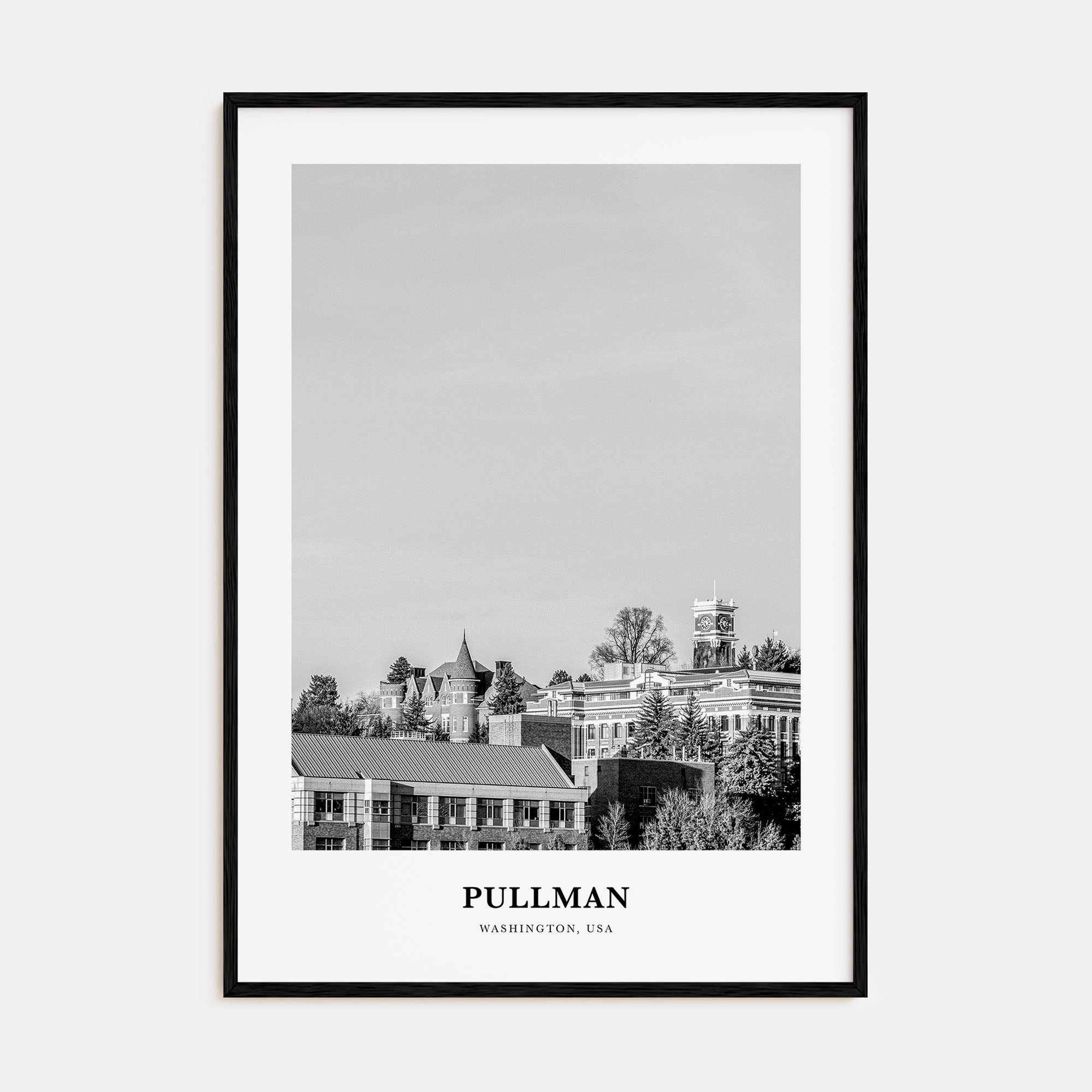 Pullman Portrait B&W Poster