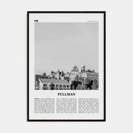 Pullman Travel B&W Poster