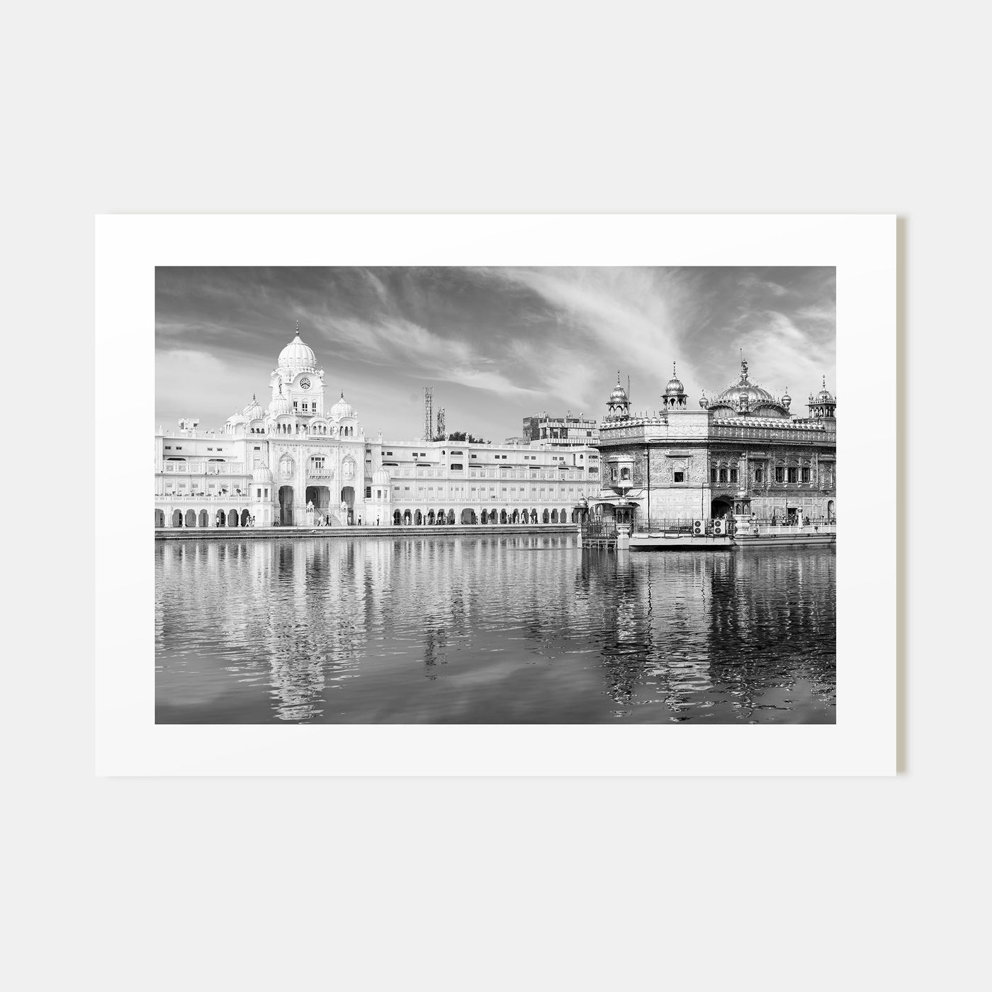 Punjab Landscape B&W Poster