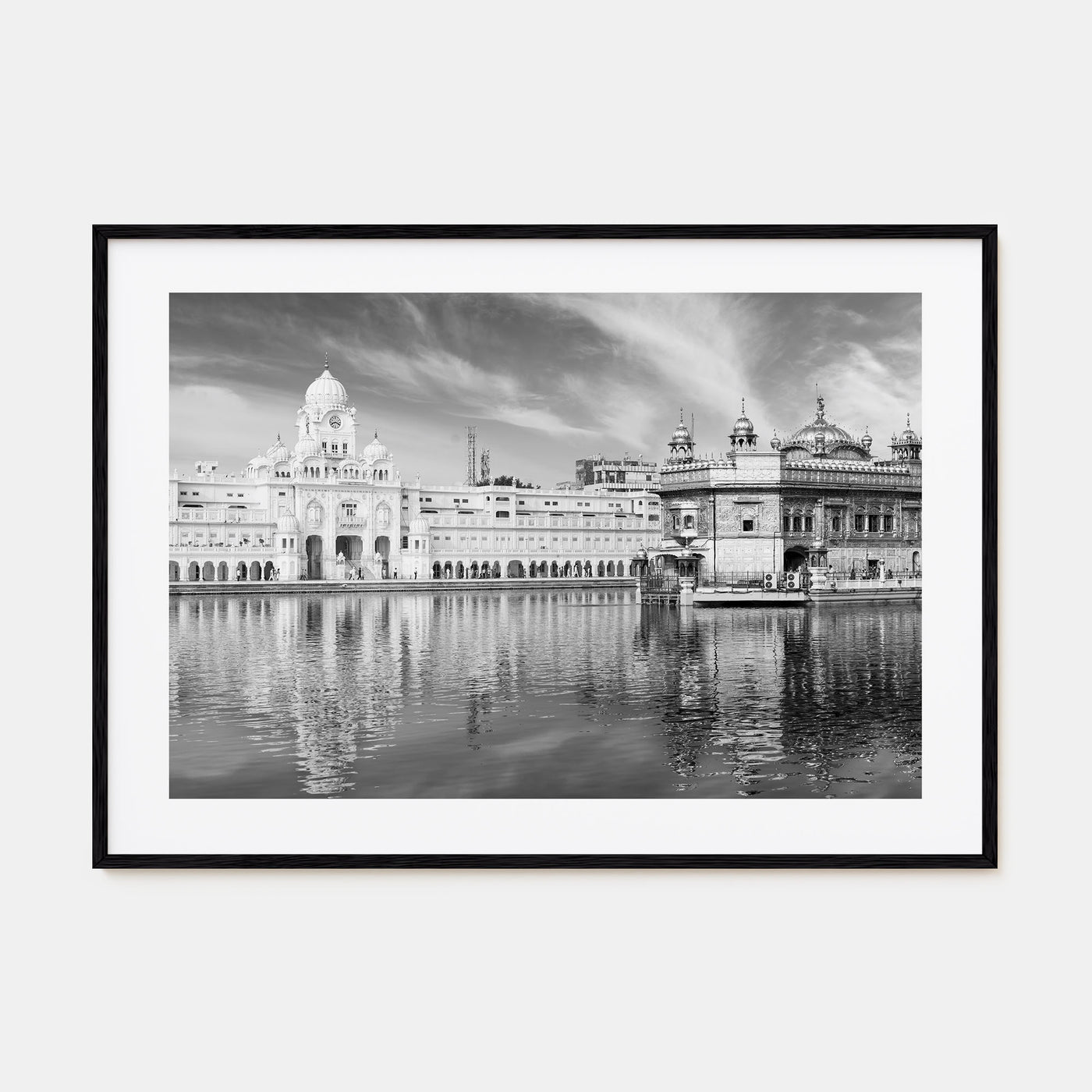 Punjab Landscape B&W Poster