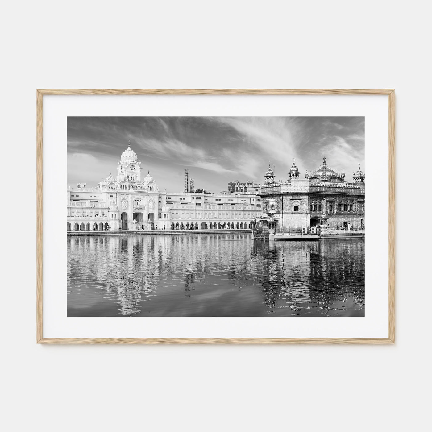 Punjab Landscape B&W Poster