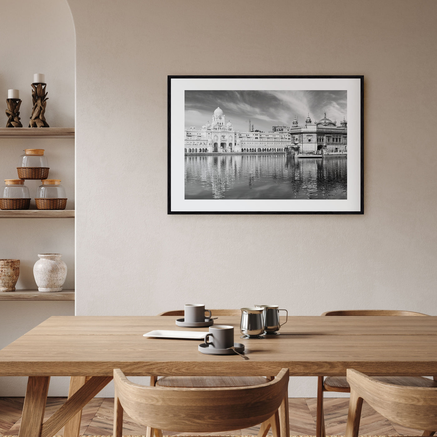 Punjab Landscape B&W Poster