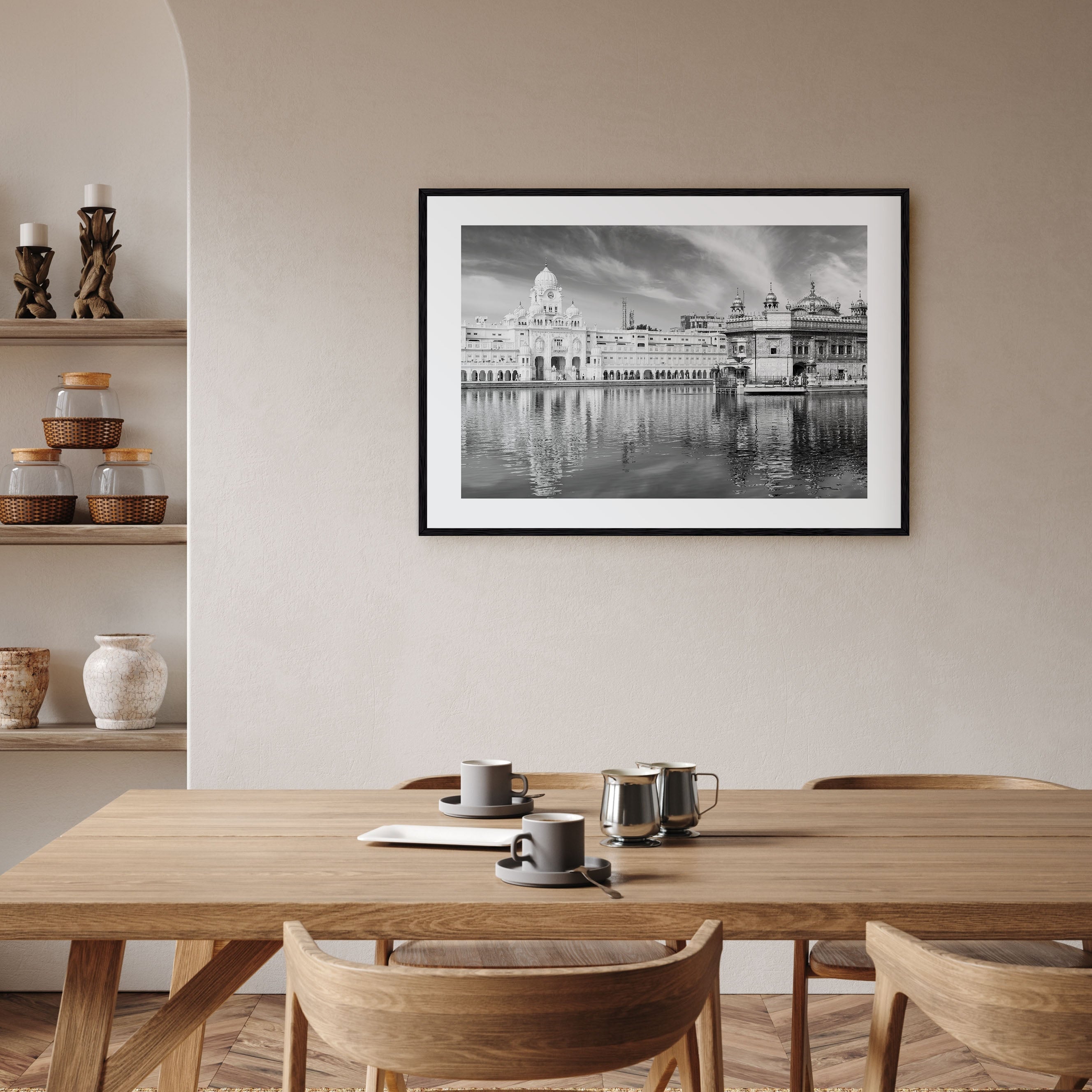 Punjab Landscape B&W Poster