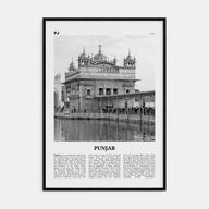 Punjab Travel B&W Poster