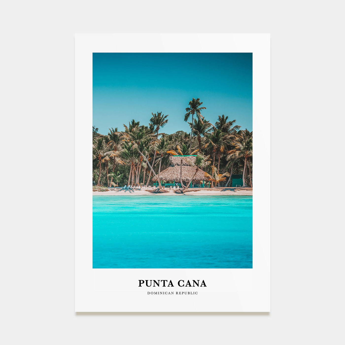 Punta Cana Portrait Color Poster