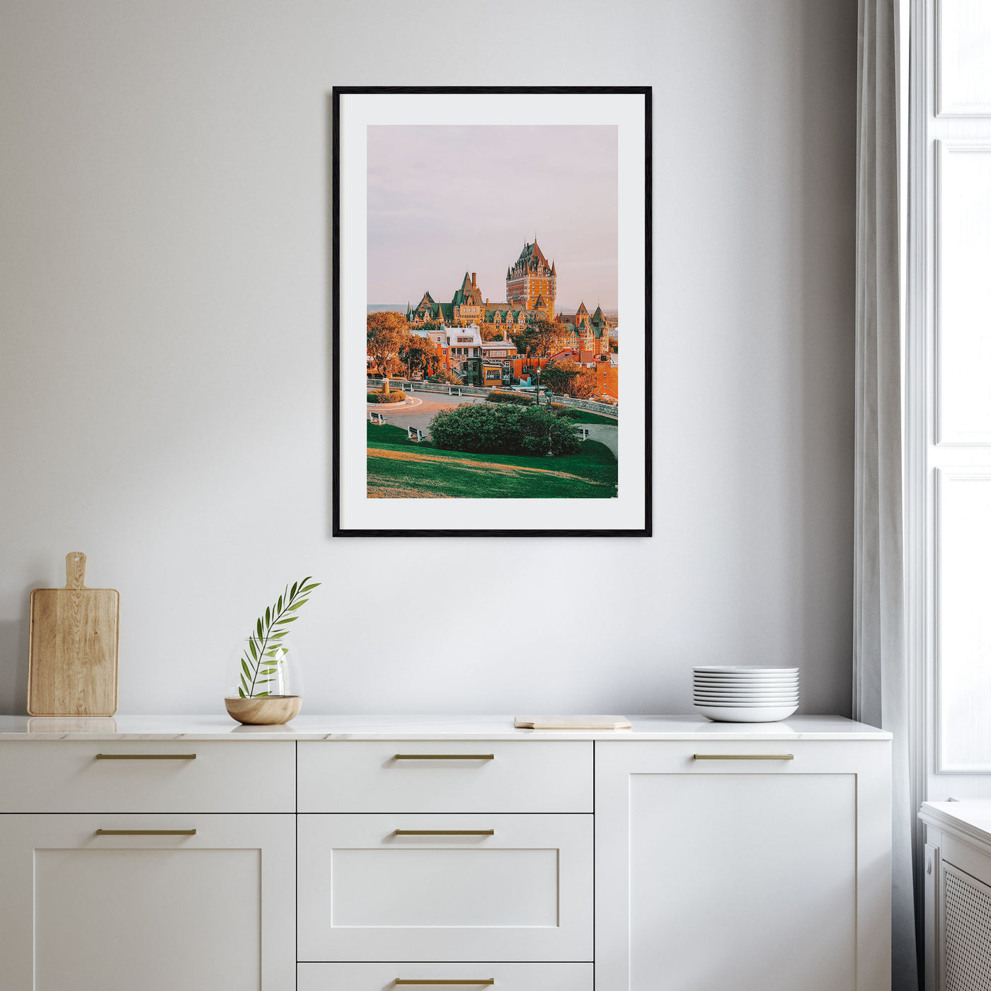 Quebec City Photo Color Poster