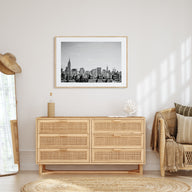 Queens, New York Landscape B&W Poster