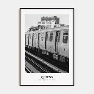 Queens, New York Portrait B&W No 3 Poster