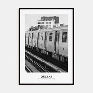 Queens, New York Portrait B&W No 3 Poster