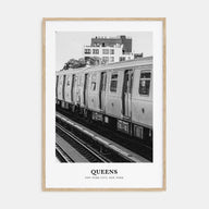Queens, New York Portrait B&W No 3 Poster