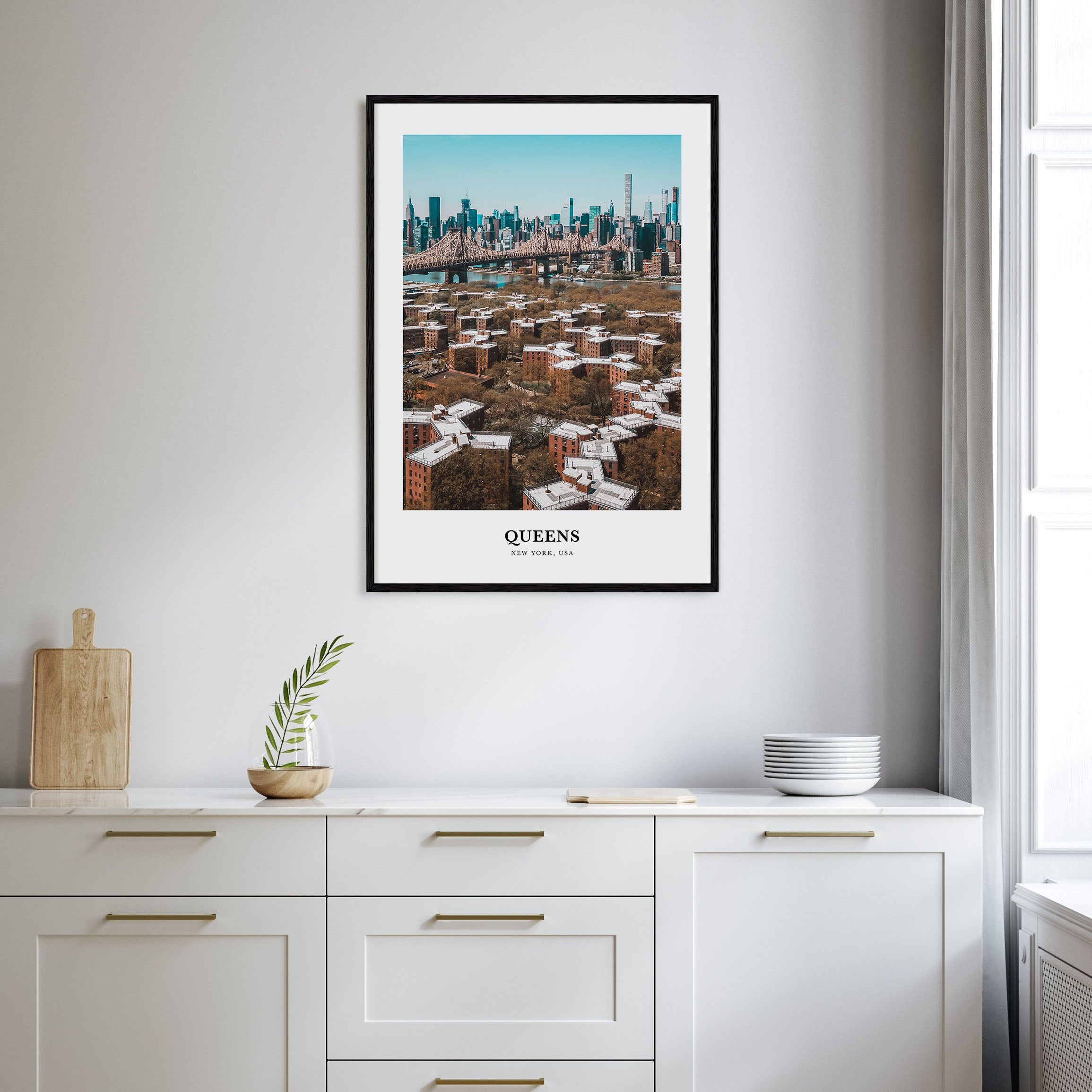 Queens, New York Portrait Color Poster