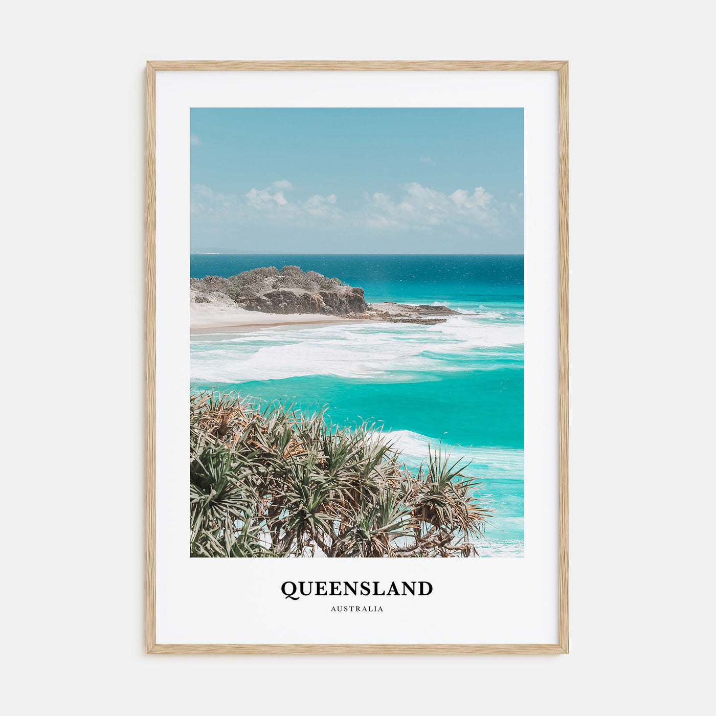 Queensland Portrait Color Poster