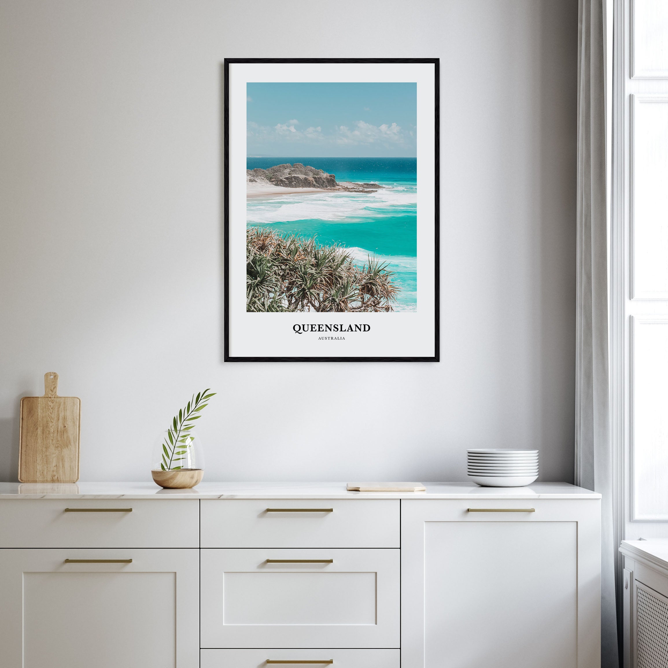 Queensland Portrait Color Poster