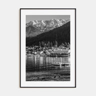 Queenstown Photo B&W Poster
