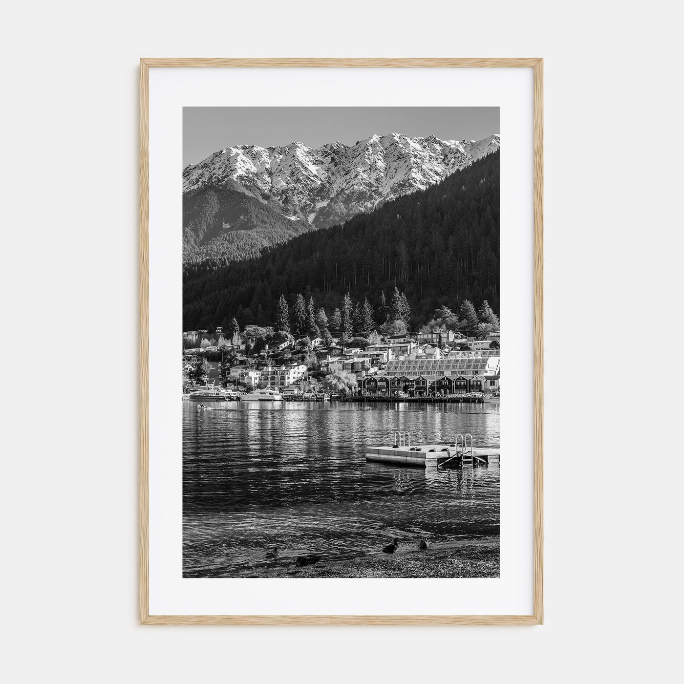 Queenstown Photo B&W Poster