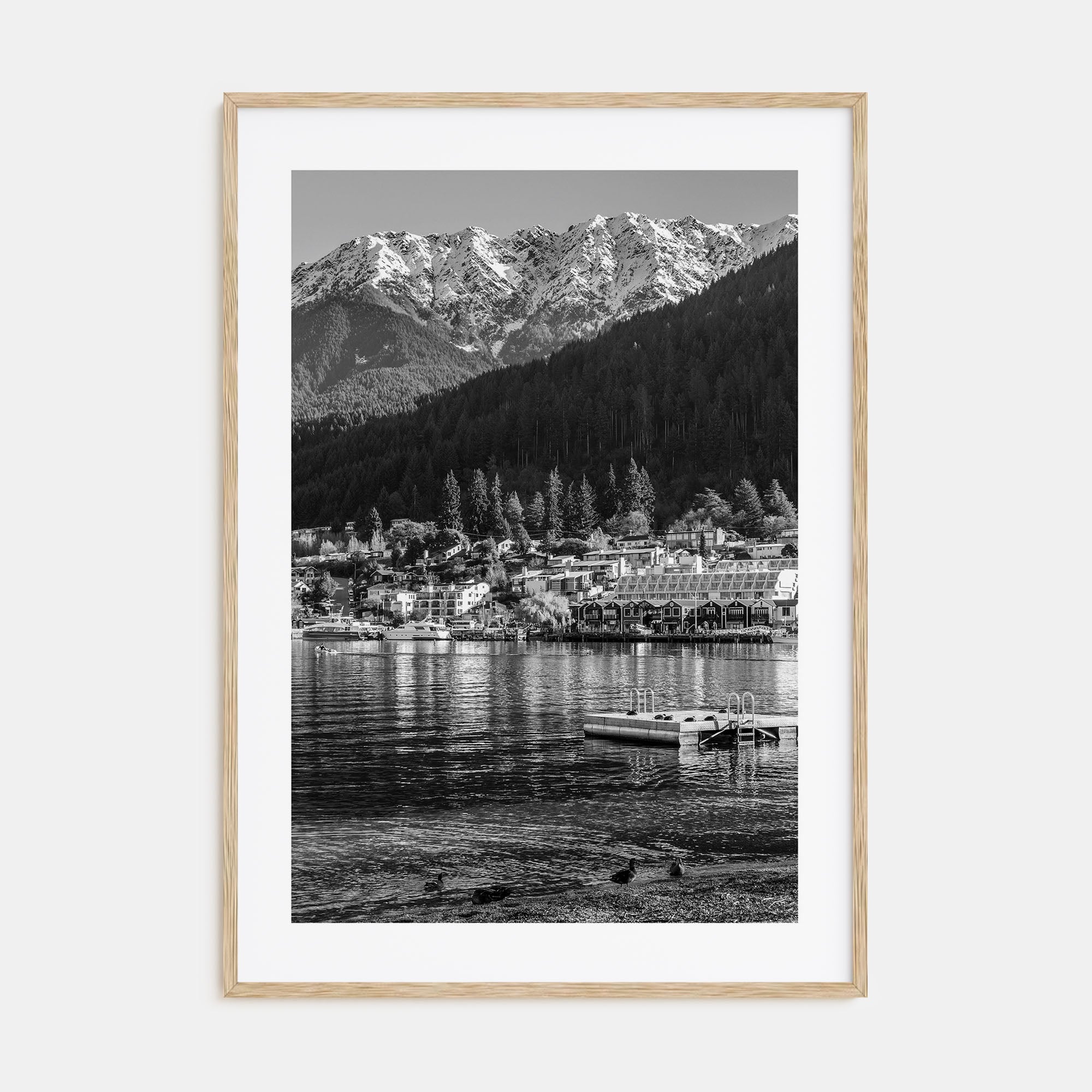 Queenstown Photo B&W Poster