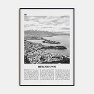 Queenstown Travel B&W Poster