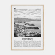 Queenstown Travel B&W Poster