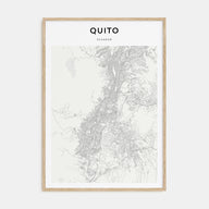 Quito Map Portrait Poster
