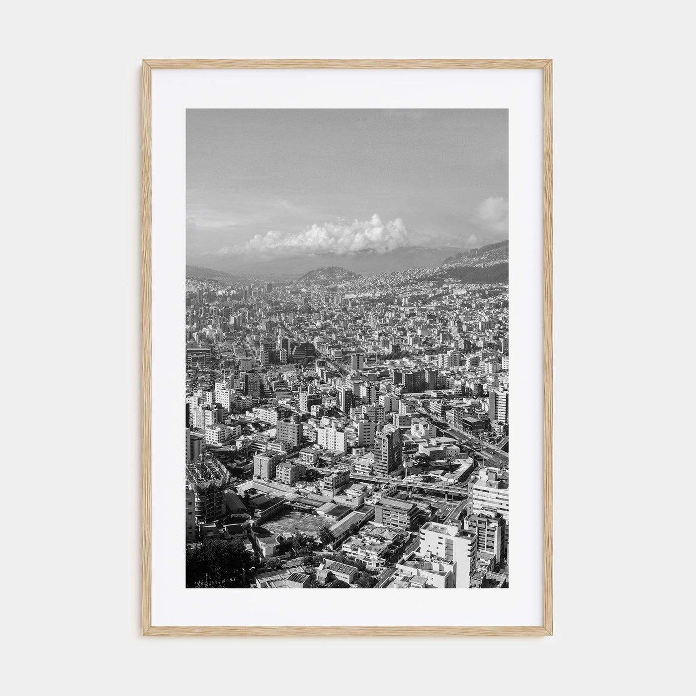 Quito Photo B&W Poster