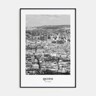 Quito Portrait B&W Poster
