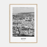 Quito Portrait B&W Poster