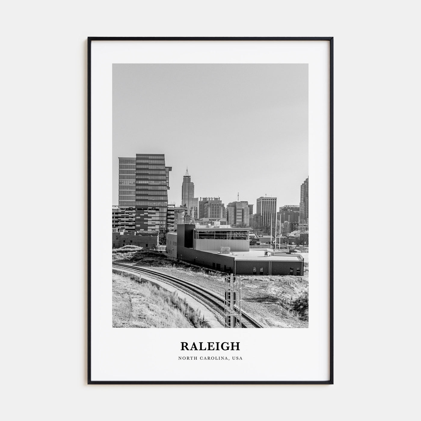 Raleigh Portrait B&W No 2 Poster
