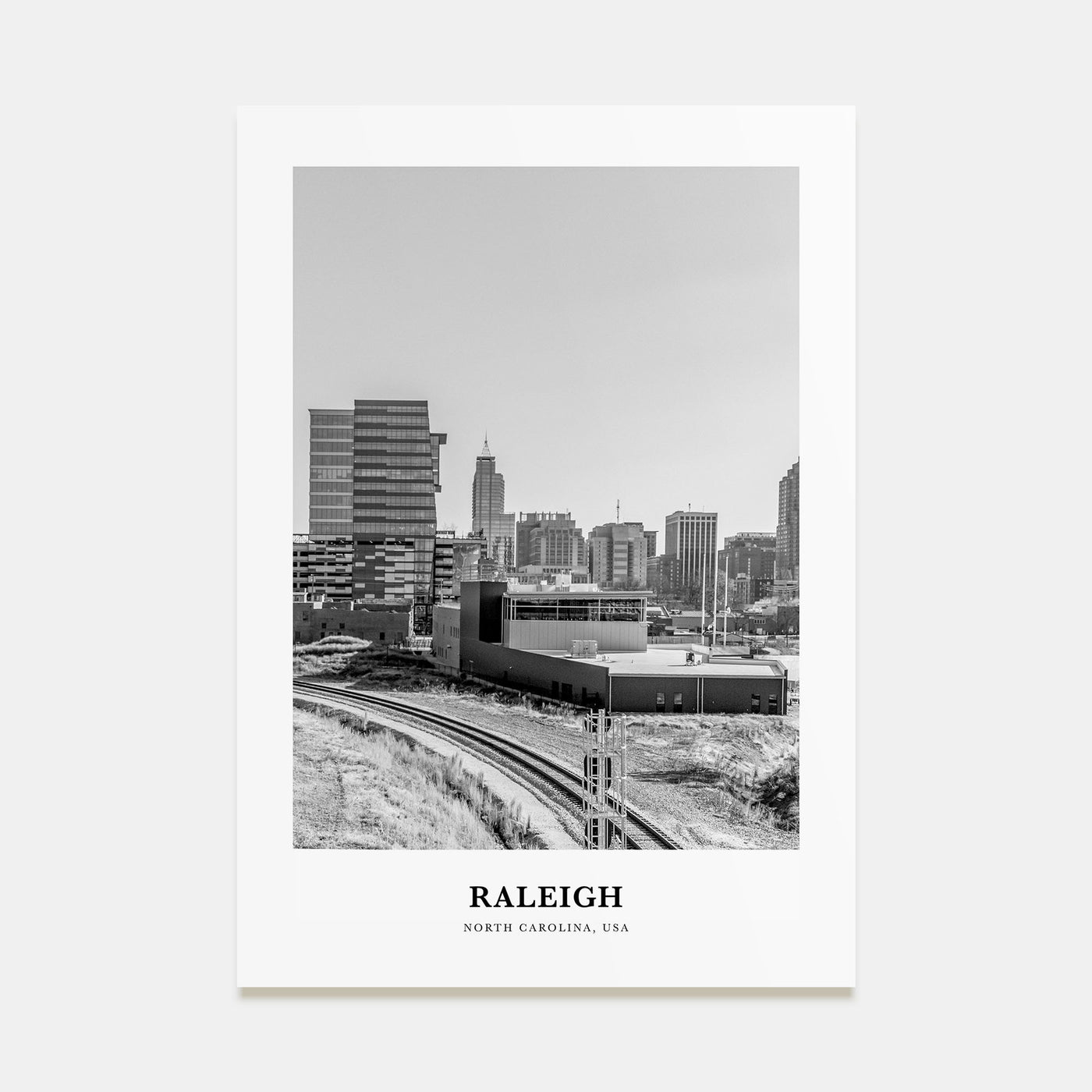 Raleigh Portrait B&W No 2 Poster