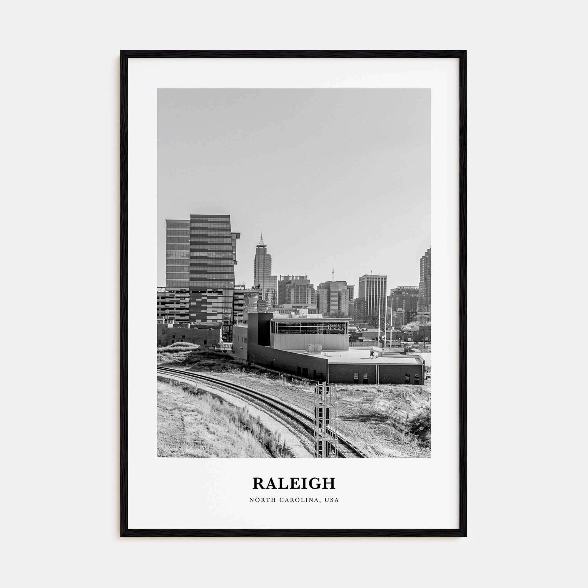 Raleigh Portrait B&W No 2 Poster