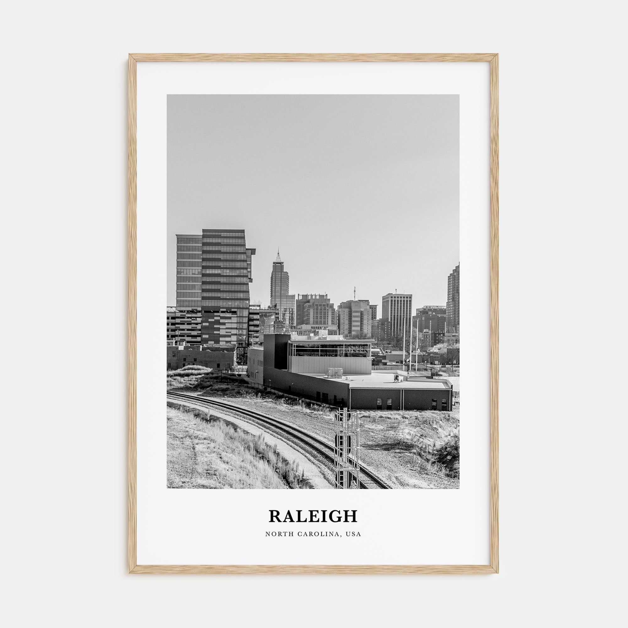 Raleigh Portrait B&W No 2 Poster
