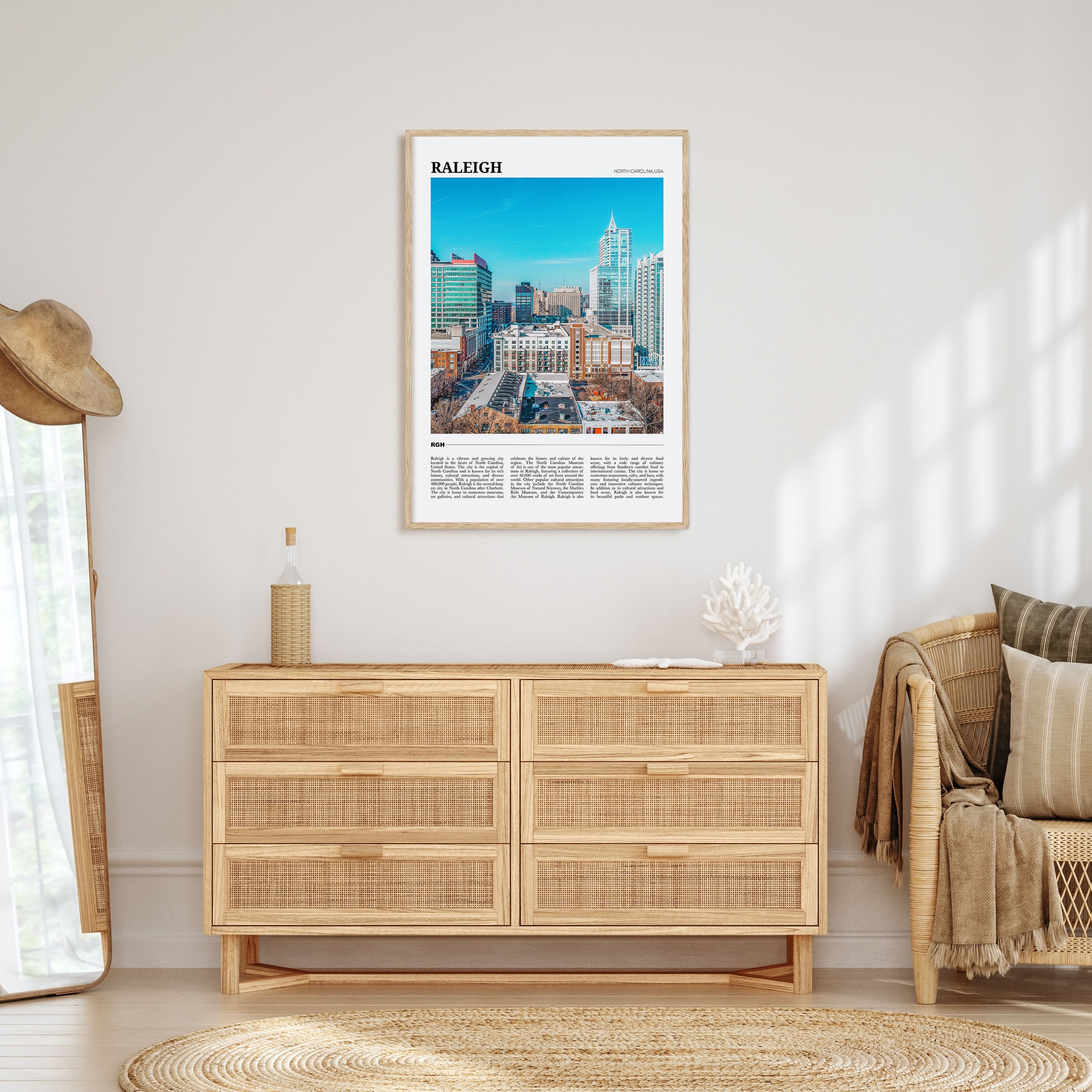 Raleigh Travel Color Poster