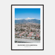 Rancho Cucamonga Portrait Color Poster