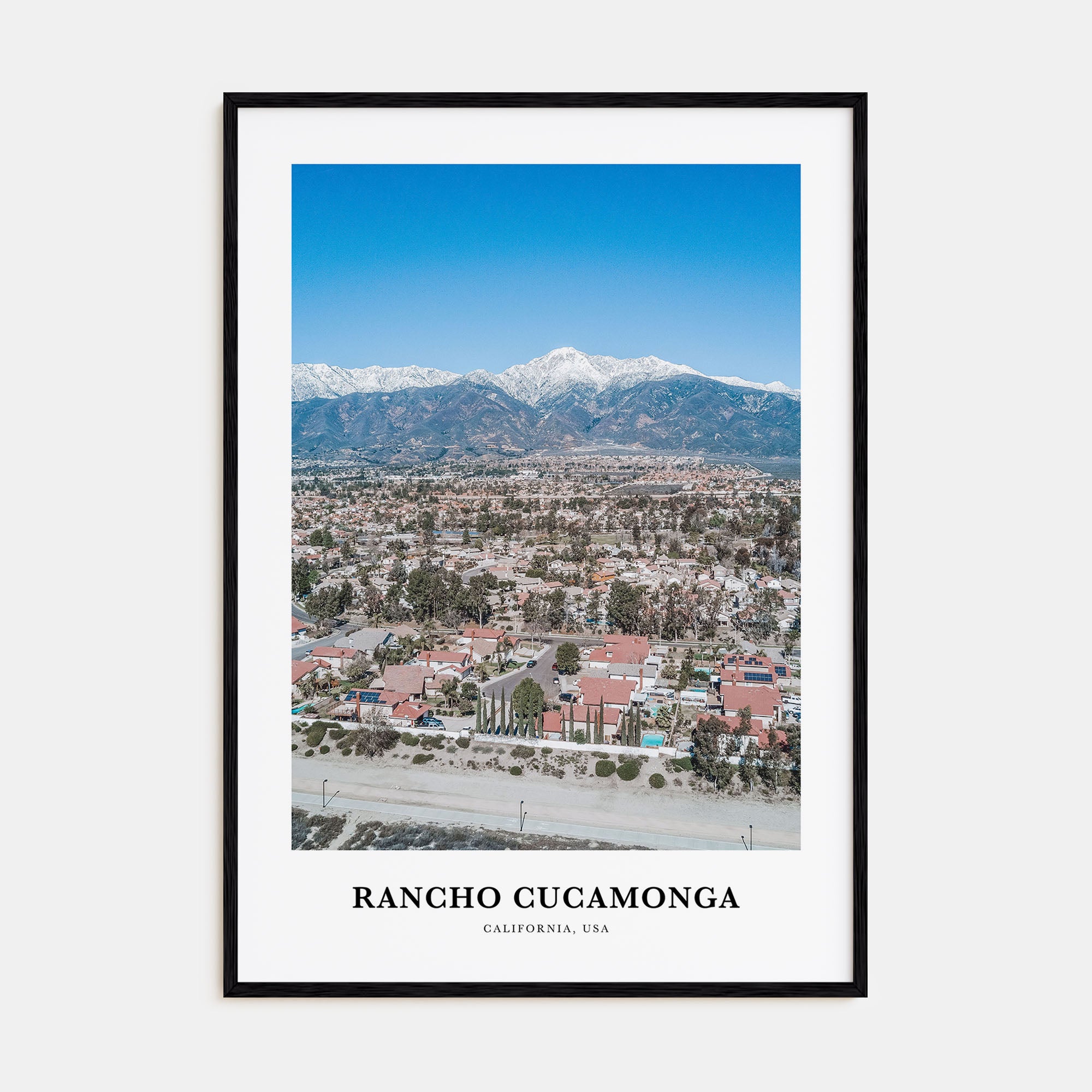 Rancho Cucamonga Portrait Color Poster
