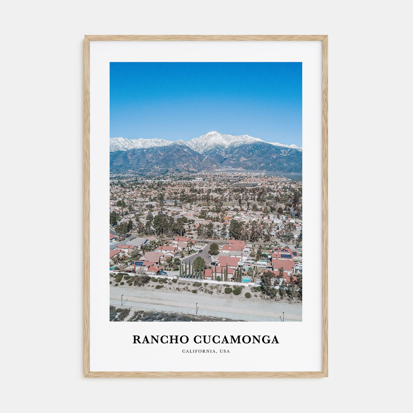 Rancho Cucamonga Portrait Color Poster