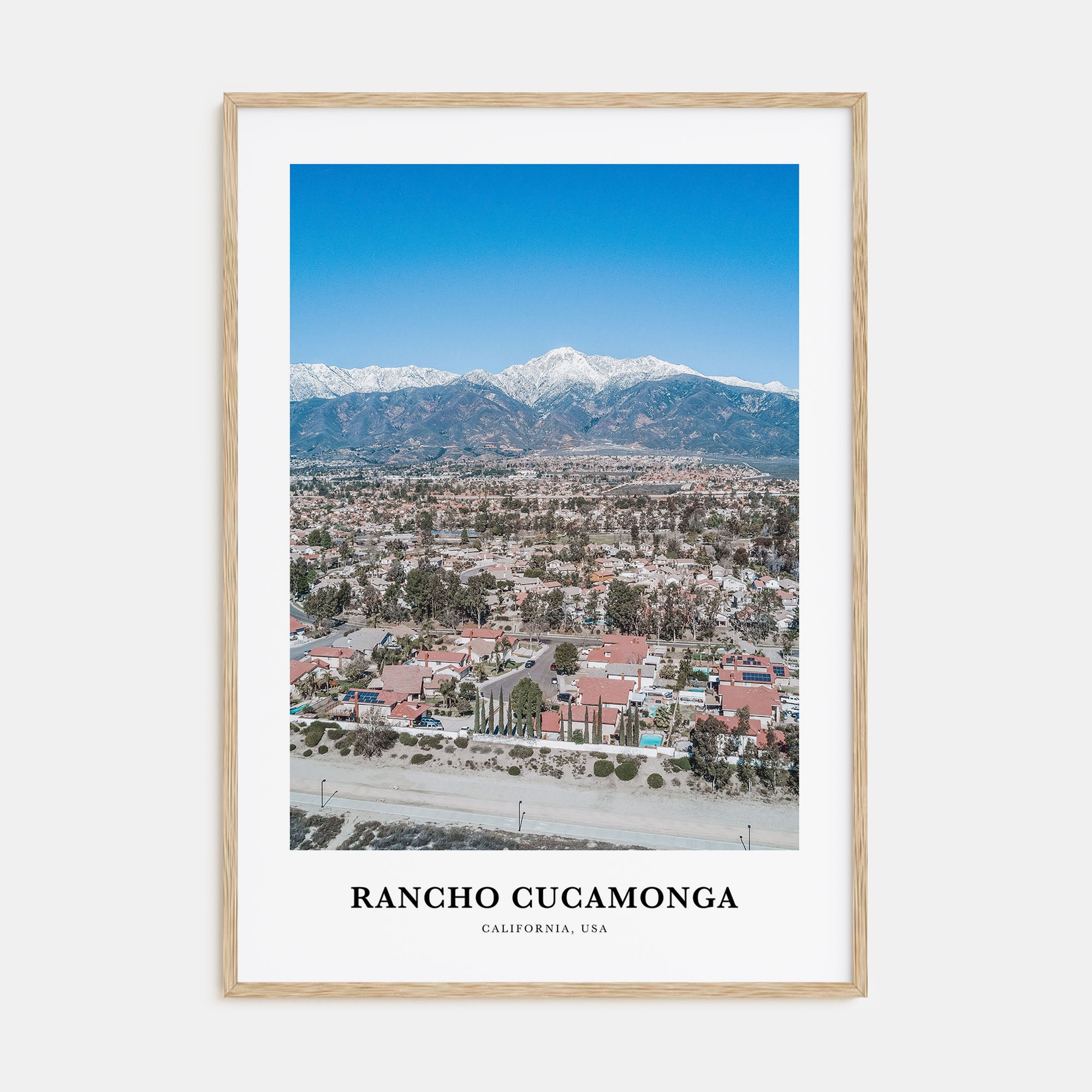 Rancho Cucamonga Portrait Color Poster