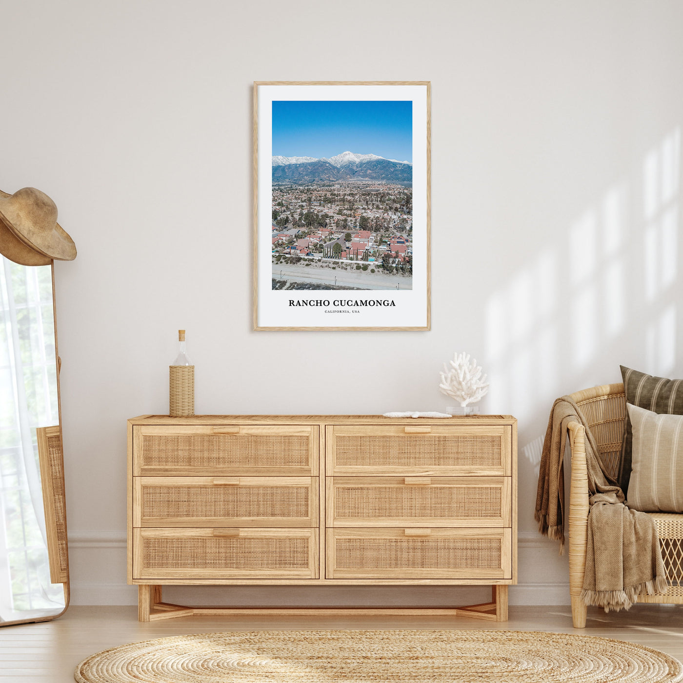 Rancho Cucamonga Portrait Color Poster