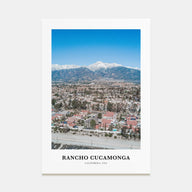 Rancho Cucamonga Portrait Color Poster