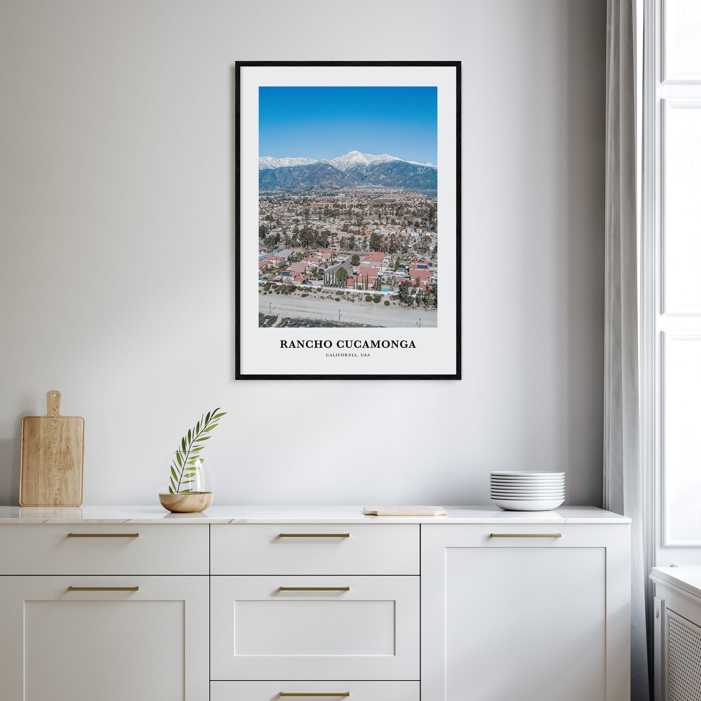 Rancho Cucamonga Portrait Color Poster