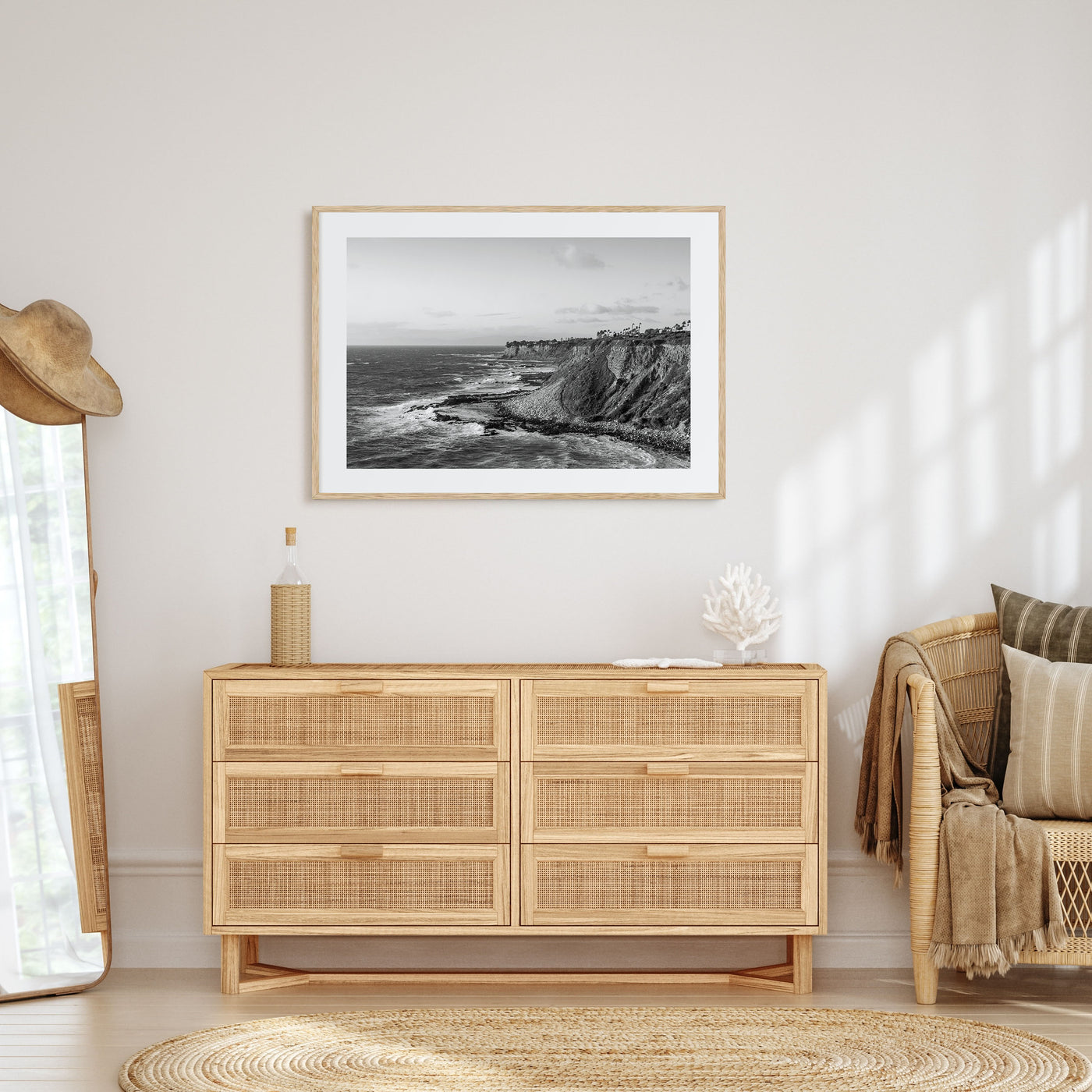 Rancho Palos Verdes Landscape B&W Poster