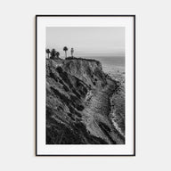 Rancho Palos Verdes Photo B&W Poster