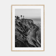 Rancho Palos Verdes Photo B&W Poster
