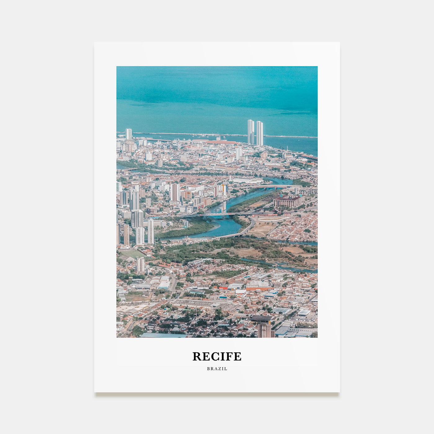 Recife Portrait Color Poster