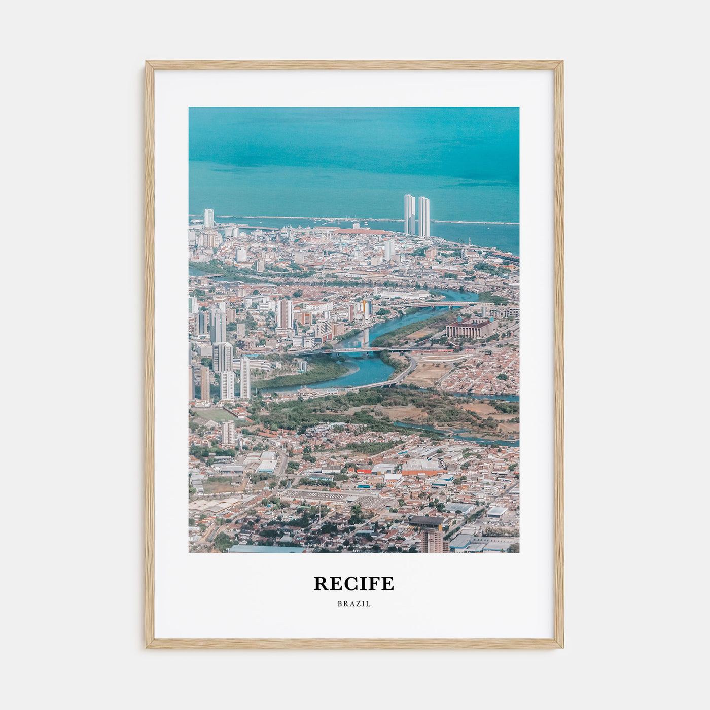 Recife Portrait Color Poster