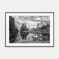 Redwood National Park Landscape B&W Poster