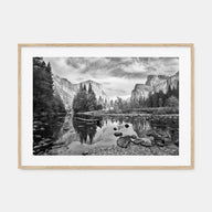 Redwood National Park Landscape B&W Poster