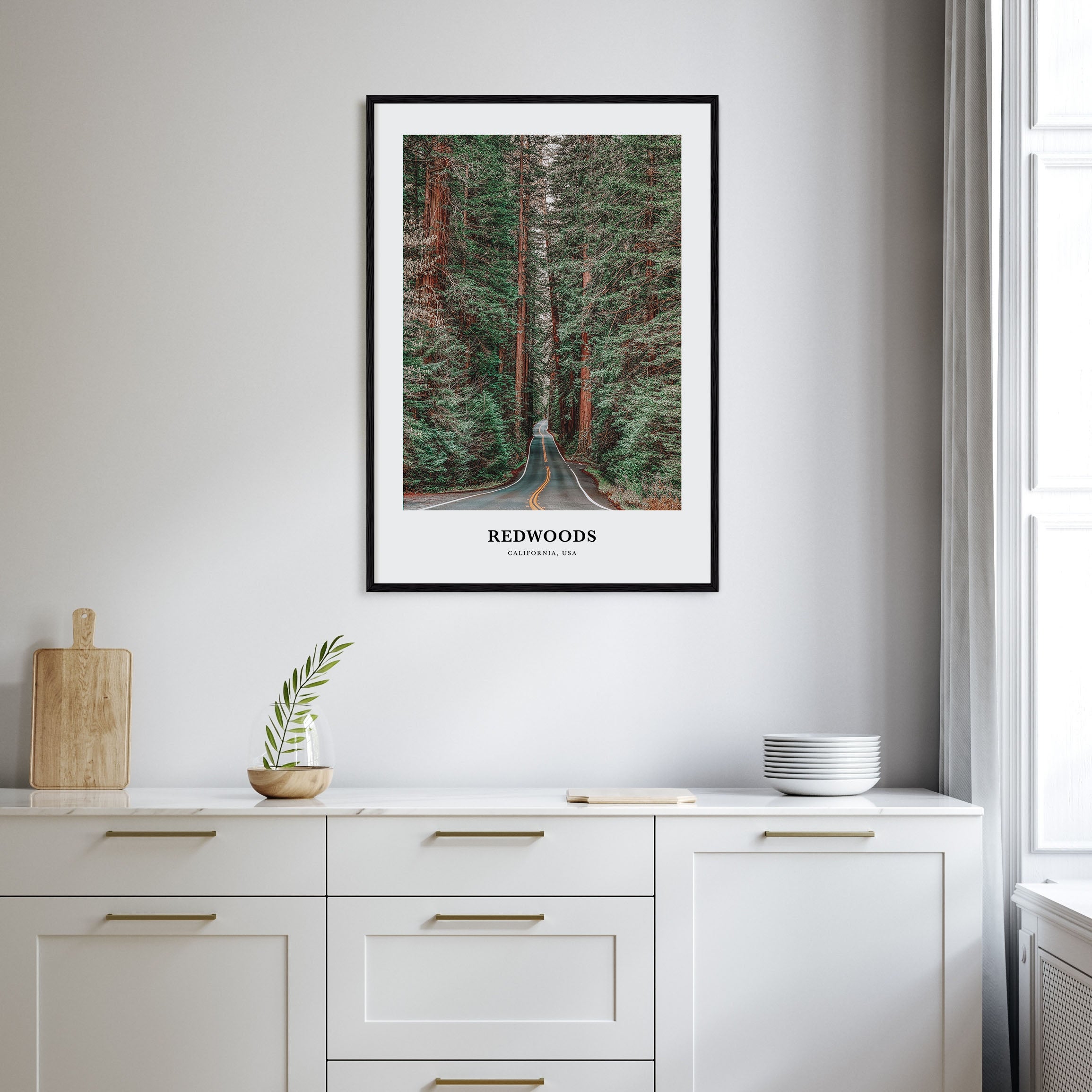 Redwoods Portrait Color Poster