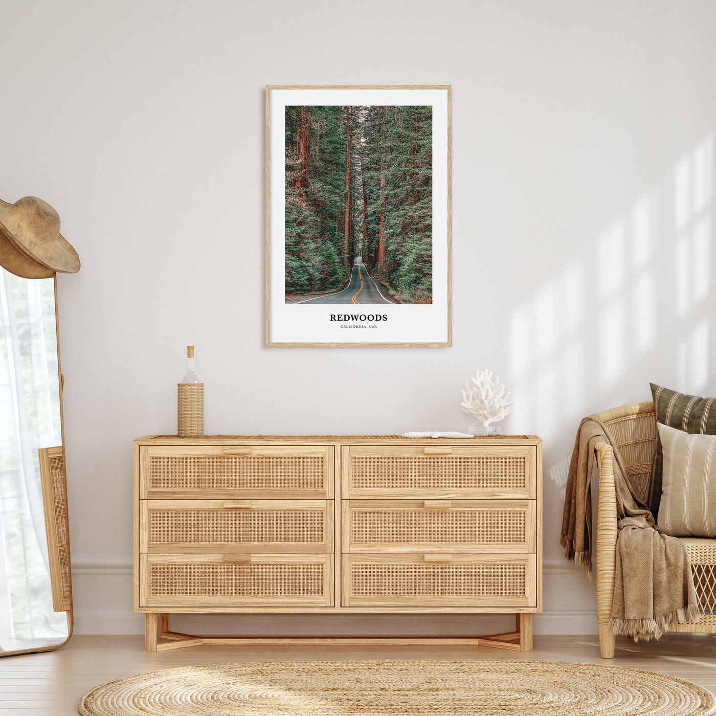 Redwoods Portrait Color Poster