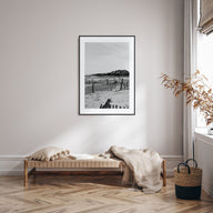 Rehoboth Beach Photo B&W Poster