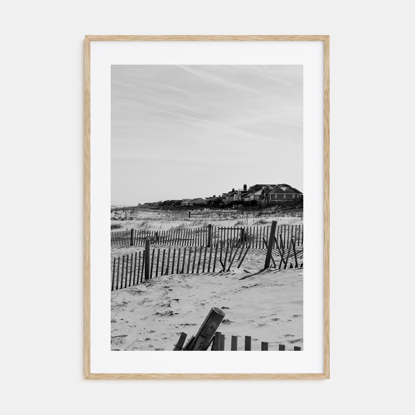 Rehoboth Beach Photo B&W Poster